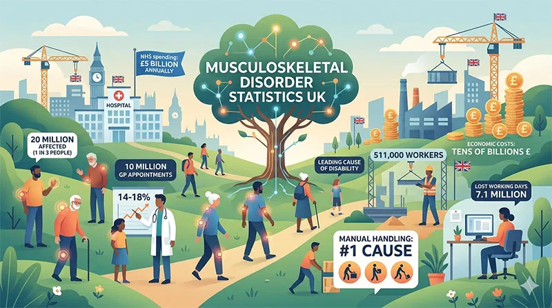 Musculoskeletal Disorder MSD Statistics UK 2026