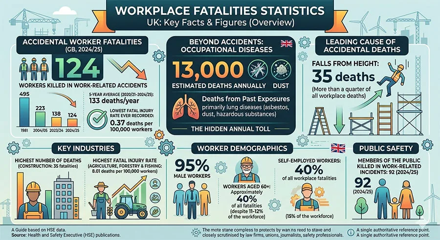 Workplace Fatalities Statistics UK 2026
