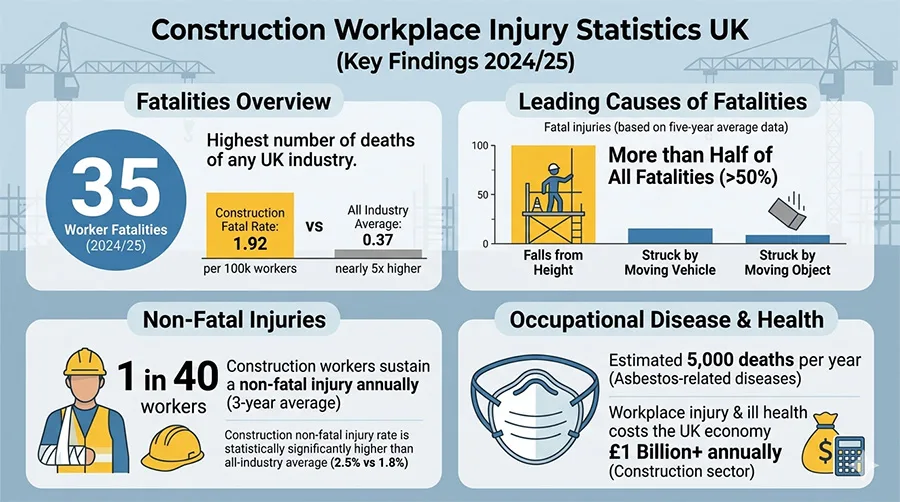 Workplace Injury Statistics UK 2026